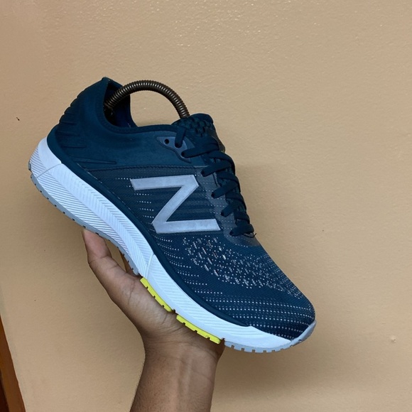 New Balance 860 V10 Running Sneakers Blue Green Volt - Picture 11 of 16